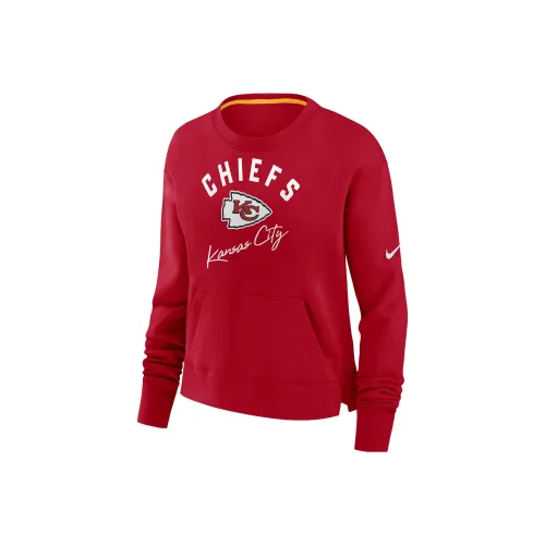 NIKE Красный Женские Свитшоты