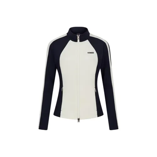 KSWISS Куртки Пальто Женские Белый Синий Набор