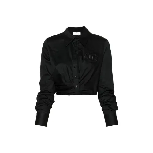 Elisabetta Franchi SS24 Рубашка Женская Черная
