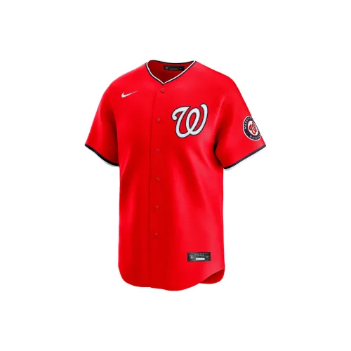 nike x MLB WashingtonDri Форма ADV CJ Abrams Nationals Джерси Мужской Красный