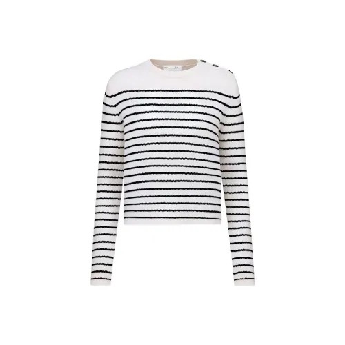 DIOR FW22 Кашемир Свитер Женский Белый