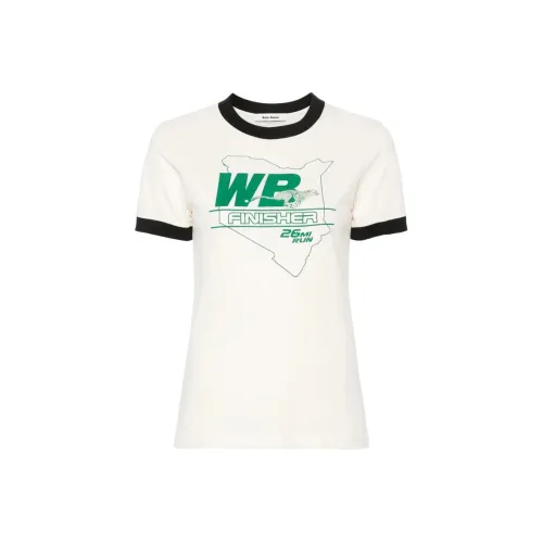 Wales Bonner T-рубашка Женская Белая