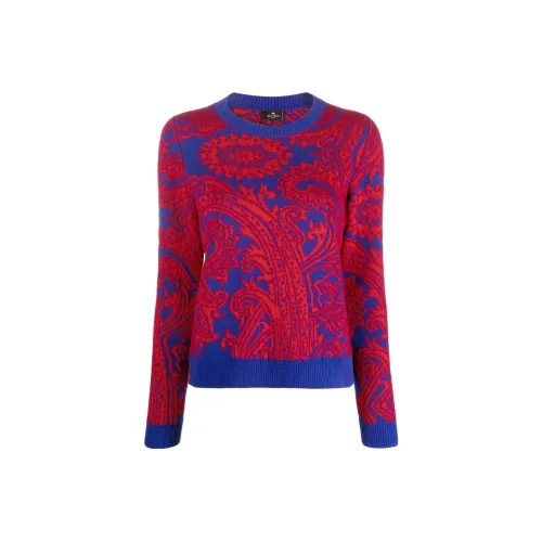 ETRO Красный Женские Кашемировые Свитеры
