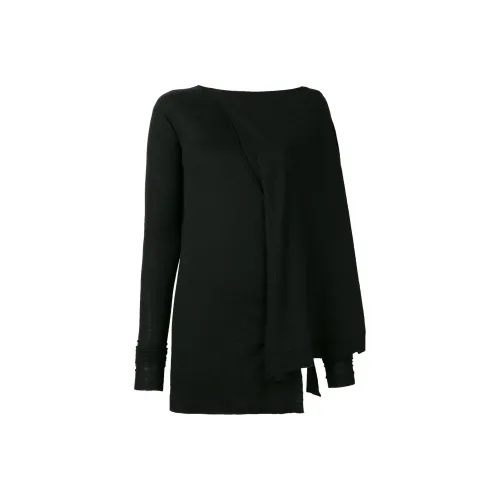 RICK OWENS Черный Женские Кашемировые Свитеры