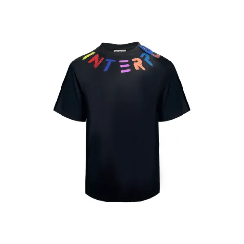 INTERPLU Черная унисекс футболка