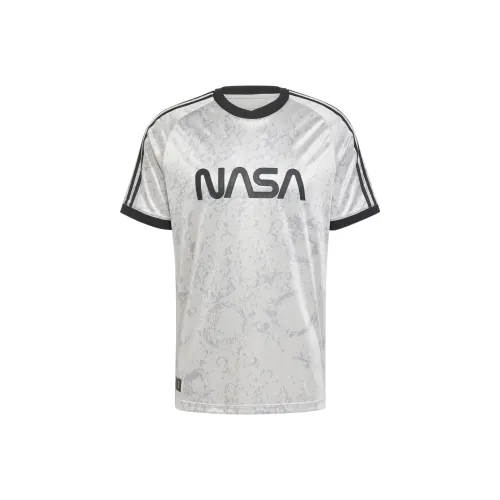 Adidas x X NASA collaboration Футбол Джерси Мужской Светло-Серый