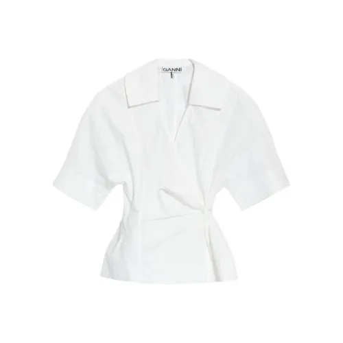 GANNI Белые Женские Рубашки