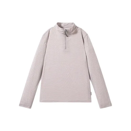 OUTDOOR PRODUCTS T-Рубашка Женская Облачный Серый с Белой Полоской