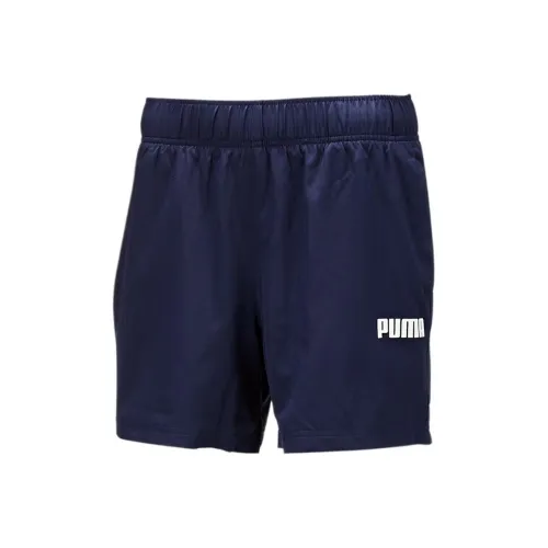 PUMA ESSRetro Woven Track Повседневные шорты Мужские Темно-синие 06