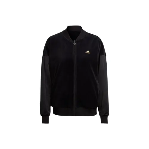 Adidas Embossed Monogram Двусторонние Куртки и Пальто Женские Черные