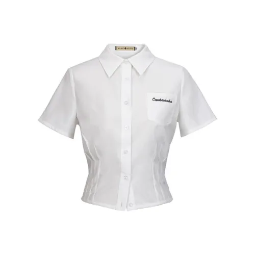 Mrs. Беллфлауэр Рубашка Женская Белая