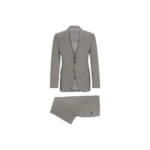 Hugo Boss Бизнес-костюм мужской серый