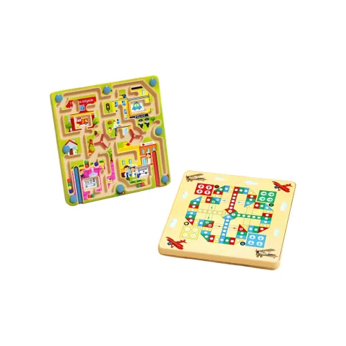 XUEZHISHAN TOYS 2 в 1 Лесной Лабиринт Пилот Шахматы Развивающие игрушки