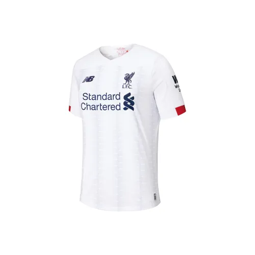 New Balance совместный бренд LIVERPOOL FC Гостевой SS Джерси 2019 20 Футбол Джерси Мужской Белый