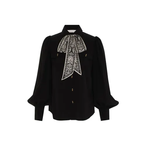 Zimmermann Черные Женские Рубашки