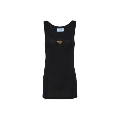 PRADA Holiday FW22 Майка Женская Черная