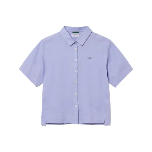 LACOSTE Рубашка Женская Светло-фиолетовая