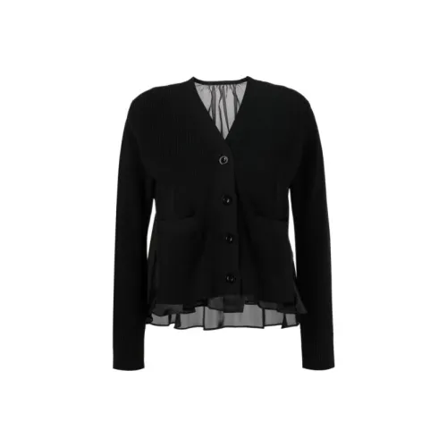 sacai Черный Женский Трикотаж