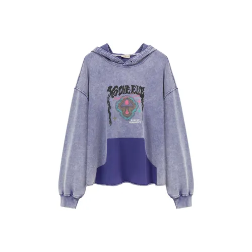 NO ONE ELSE Сиреневый Женские Свитшоты