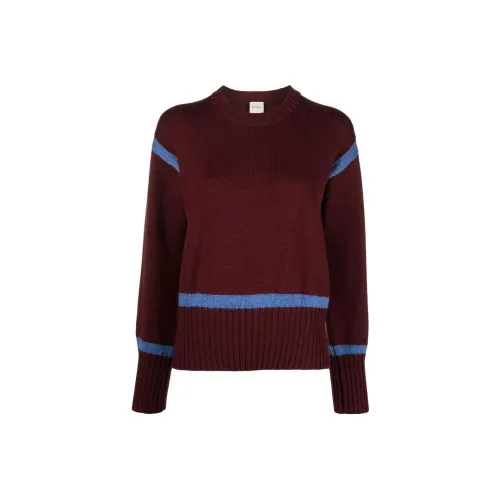 Paul Smith Темно-красные женские кашемировые свитеры