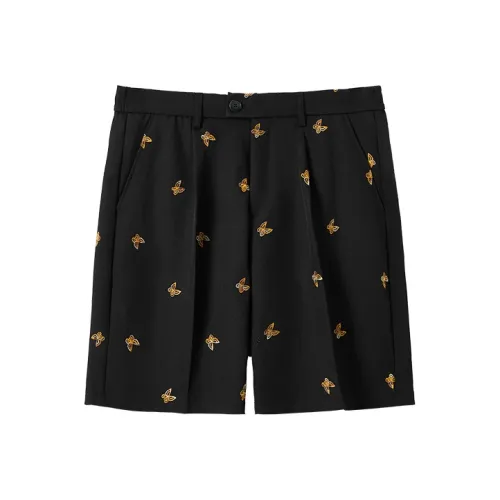 WAYNEXZAVIER Повседневные шорты Мужские Черные