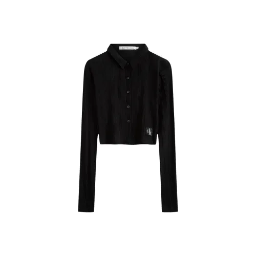 Calvin Klein Стандартная футболка женская черная