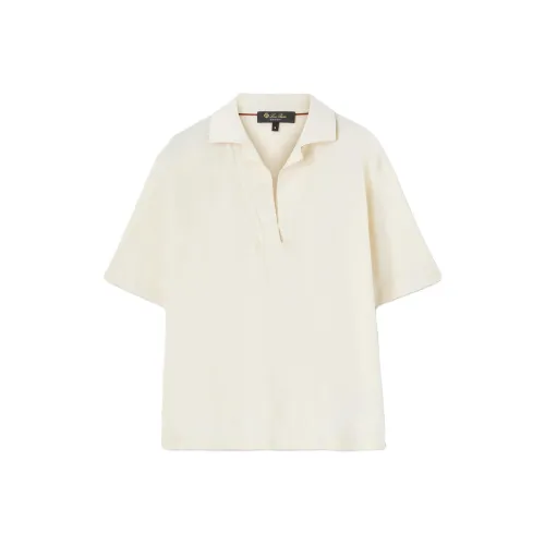 Loro Piana Hawke's Bay Polo Polo Женские Бежевый