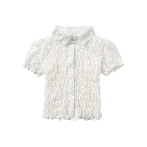 YITOUAGUA Белые Женские Рубашки