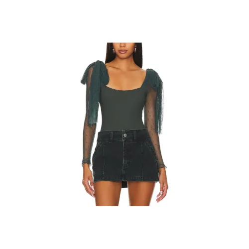 FREE PEOPLE Комбинезон Женский Темно-Зеленый