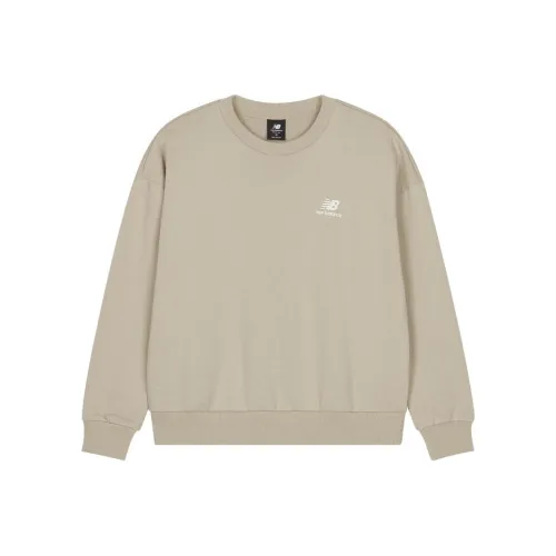 New Balance Толстовка Женская Молочно-чайный Коричневый