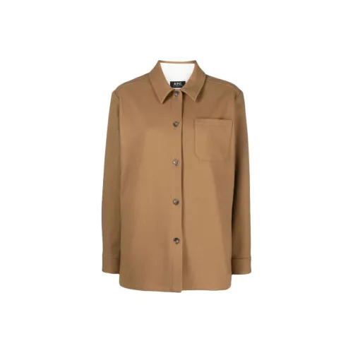 A.P.C Куртки Пальто Женские CAMEL