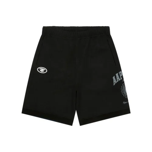 Aape SS25 Повседневные шорты Мужские Черные BKX