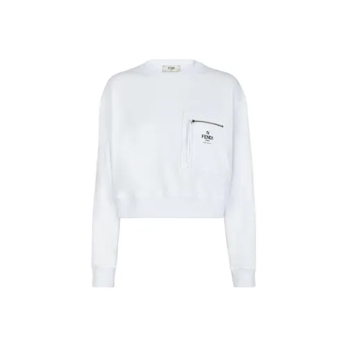 FENDI Белый Женский Свитшот