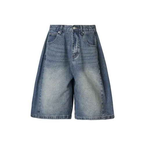 KEIRANDUN Джинсовые шорты Унисекс Blue