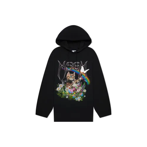MSGM Черные Женские Свитшоты