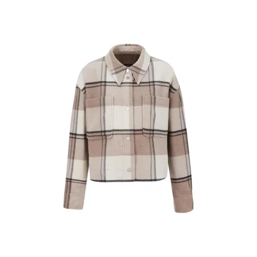 Canada Goose FW24 Куртки Пальто Женские Пустыня Клетка