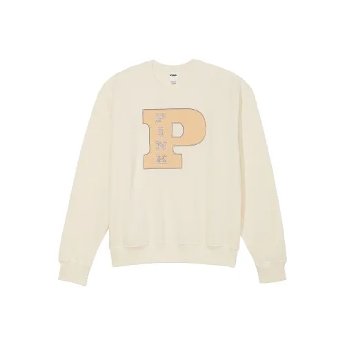 Victoria's Secret Розовый Цвет плюща Флис CLASSIC CREW Толстовка WSS Толстовка Женская Белая Оболочка Блестящий