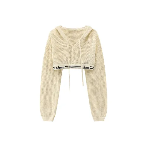 CHUU Белый Женские Трикотаж