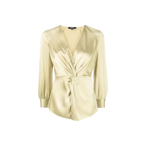 Theory Светло-желтые Женские Рубашки