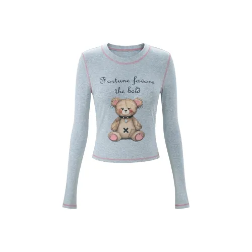 UNIFREE Серый Женские T-рубашки