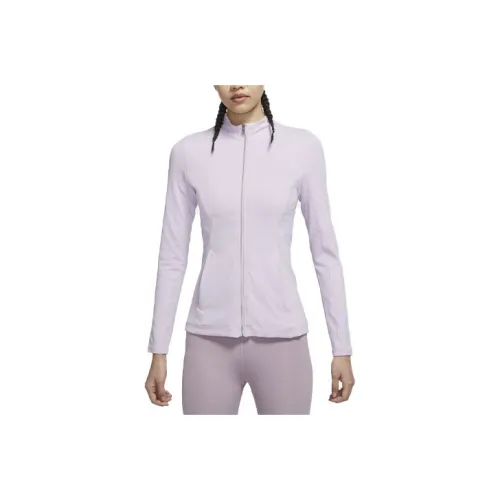NIKE Розово-фиолетовые Женские Куртки