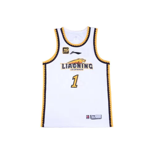 LINING CBA Collection Коллекция Баскетбольные Джерси League Версия 24 25 Команда Liaoning Fu Hao Размер 1 Мужской Стандартный Белый