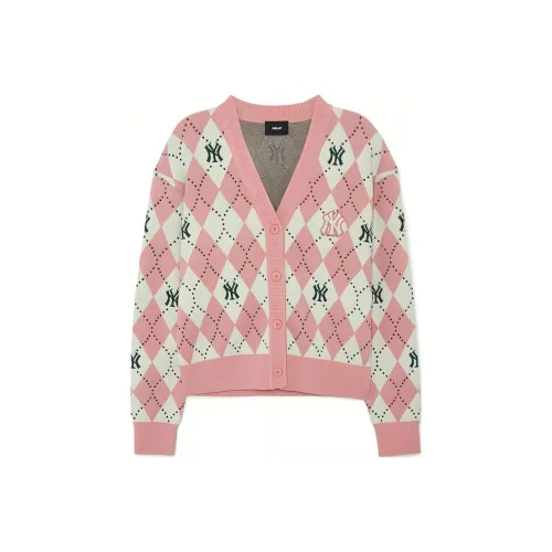 MLB Нью-Йорк Янкис Персиково-розовый Женская Трикотажная Кепка