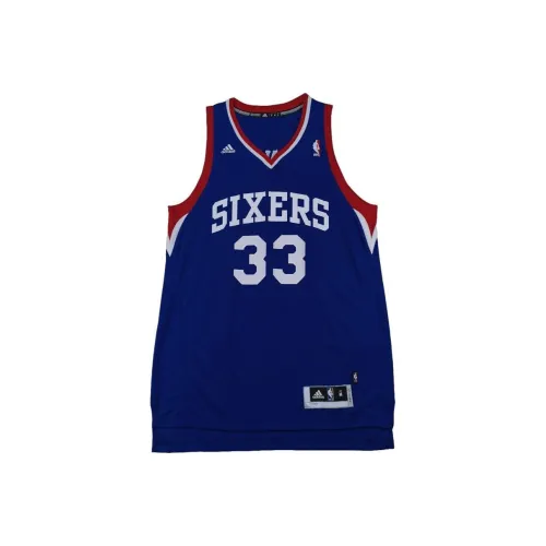 Adidas Баскетбольная Джерси Мужская Синяя