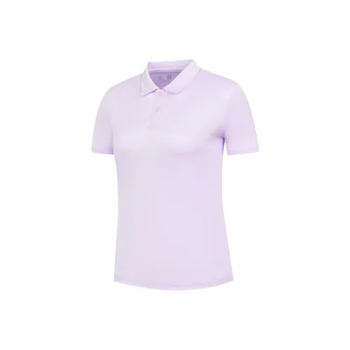 QIAODAN Поло Женское Пюре из таро Фиолетовое