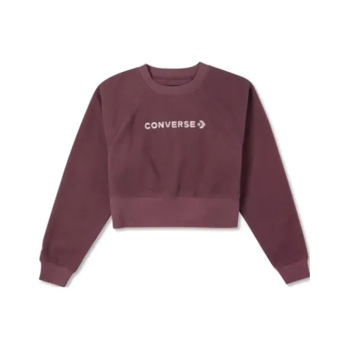 Конверс Темно-красные Женские Свитшоты