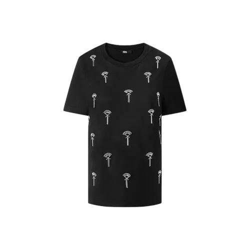 Karl Lagerfeld T-Shirt Женская Черная
