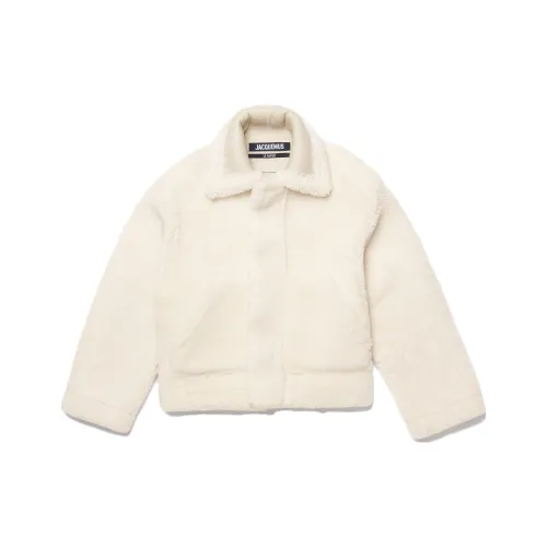 Jacquemus OVERSIZED Дубленка Куртки Пальто Женские Экрю