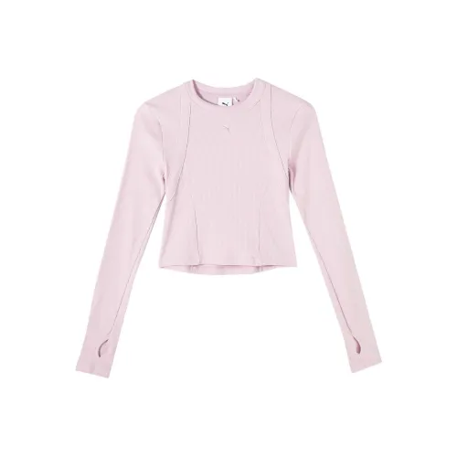 PUMA Светло-фиолетовые Женские Футболки