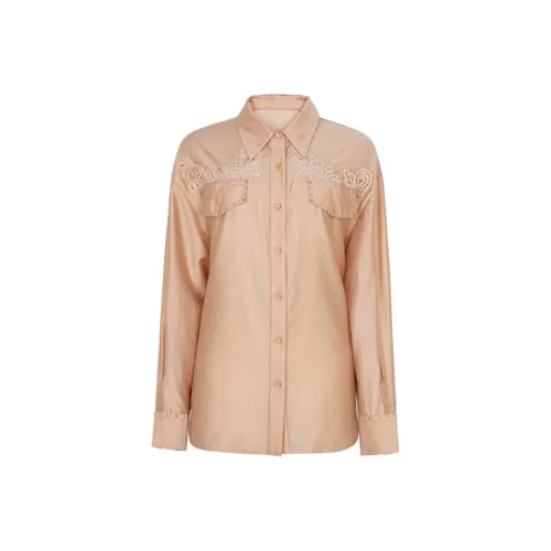 XG Оранжево-желтые Женские Рубашки